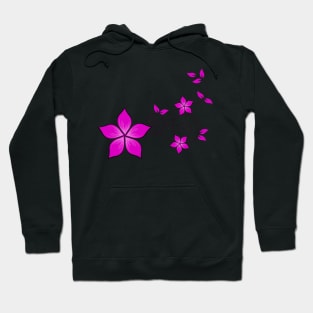 Abstract Flowers Hoodie